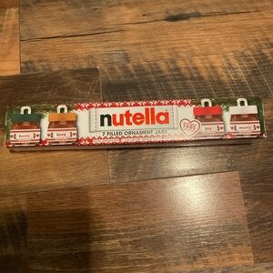 Nutella Filled Ornament Jars Set